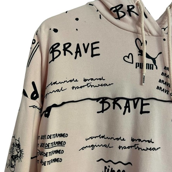 Puma Classics Logo Hoodie Size Small - Picture 3 of 11